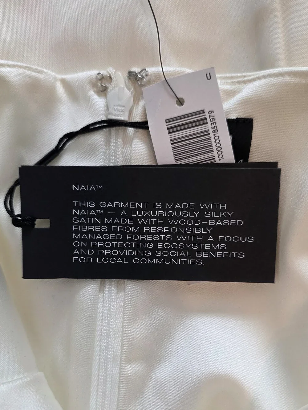 Aritzia TEN New Shimmer Satin Mini Dress Square Neck Dress Party Cocktail Women - Picture 7 of 12